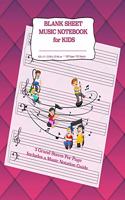 Blank Sheet Music Notebook for Kids: Notation Paper For Composing For Kids with Wide Staves