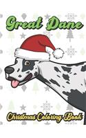 Great Dane Christmas Coloring Book: Breed Pet Dog Owner Color Book for Adults and Children of All Ages. Cute Funny Holiday Book For Men Women Who Love Dogs and Puppies.