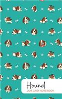 Hound Dot Grid: 200 Page Notebook