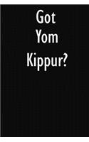 Got Yom Kippur?