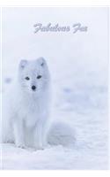 Fabulous Fox: 120 Page Softcover, Has Both Lined and Blank Pages with a Fox Images, College Rule Composition (6