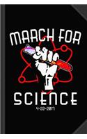 March for Science Journal Notebook: Blank Lined Ruled for Writing 6x9 120 Pages