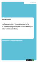 Anbringen einer Erdungsbandschelle (Unterweisung Elektroniker/-in für Energie- und Gebäudetechnik)