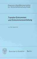 Transfer-Einkommen Und Einkommensverteilung