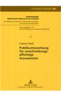 Publikumswerbung Fuer Verschreibungspflichtige Arzneimittel