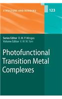 Photofunctional Transition Metal Complexes