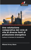 Una valutazione comparativa del ciclo di vita di diverse fonti di produzione energetica