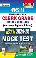 SBI Clerk Grade Junior Associates Prelim Exam 2024 to 2025 Mock Test (English Medium) (5198)