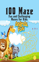 100 maze. Fun and Challenging Mazes for Kids: (8.5''x11.5'') Ages 4-8: Maze Activity Book - 4-6, 6-8 - Workbook for Games, Puzzles, and Problem . Fun and Challenging Mazes for Kids .100 Mazes Wo