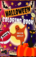 Halloween Coloring Book For Kids Ages 2-5