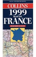 1999 Map of France