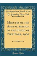 Minutes of the Annual Session of the Synod of New York, 1900 (Classic Reprint)