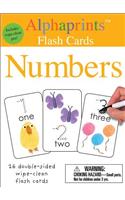 Alphaprints: Wipe Clean Flash Cards Numbers