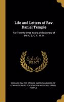 Life and Letters of Rev. Daniel Temple