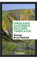 Girolamo Saccheri's Euclides Vindicatus