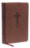 KJV, Reference Bible, Compact, Large Print, Leathersoft, Burgundy, Red Letter, Comfort Print