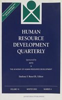 Human Resource Development Quarterly, Volume 14 , Number 4, Winter 2003