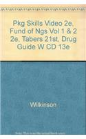 Fundamentals of Nursing, Volumes 1 & 2, 2nd Ed. + Taber's Cyclopedic Medical Dictionary, 21st Ed. + Davis's Drug Guide for Nurses, 13th Ed. + Fundamentals of Nursing Skills Videos