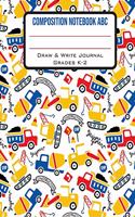 Composition Notebook ABC Draw & Write Journal Grades K-2