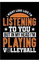 I Might Look Like I'm Listening to You But in my Head I'm Playing Volleyball