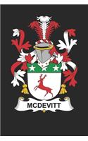 McDevitt: McDevitt Coat of Arms and Family Crest Notebook Journal (6 x 9 - 100 pages)