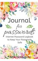 Journal for Passwords