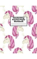 Handwriting Practice Paper Workbook