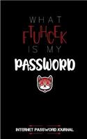 What The Fuck Is My Password, Internet Password Journal