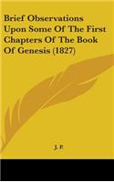 Brief Observations Upon Some Of The First Chapters Of The Book Of Genesis (1827)