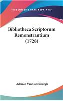 Bibliotheca Scriptorum Remonstrantium (1728)