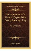 Correspondence Of Horace Walpole With George Montagu, Esq.