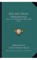 Ballads from Herodotus