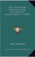 Italienische Philosophie Des Neunzehnten Jahrhunderts V1 (1884)