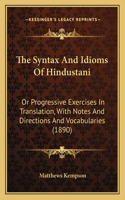 Syntax And Idioms Of Hindustani