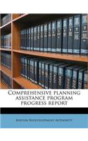 Comprehensive Planning Assistance Program Progress Report