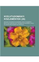 Nyelvtudomanyi Kozlemenyek (26 )