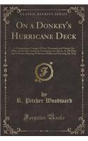 On a Donkey's Hurricane Deck: A Tempestuous Voyage of Four Thousand and Ninety-Six Miles Across the American Continent on a Burro, in 340 Days and 2 Hours, Starting Without a Dollar and Earning My Way (Classic Reprint)