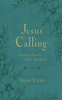 Jesus Calling, Large Text Teal Leathersoft, with Full Scriptures