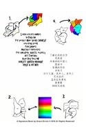 Learn Colors Names in English for People Who Speak Chinese Coloring Book Fun Shapes Multiple Exercises for Children, Adults, Elderly Art Therapy Blue Red Yellow Violet Green Orange Rose & Other