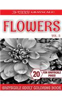Yayyy Grayscale! Grayscale Flowers Vol.5