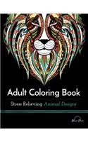 Adult Coloring Book Stress Relieving Animal Designs