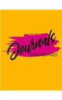 Journals Unlined Pages: Blank Doodle Draw Sketch Book
