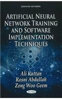 Artificial Neural Network Training & Software Implementation Techniques