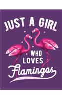 Just A Girl Who Who Loves Flamingos