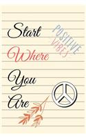 Start Where You Are
