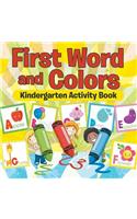 First Words and Colors Kindergarten Activity Book