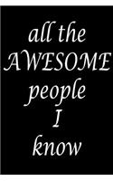 All The Awesome People I Know