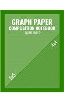 Graph Paper Composition Notebook Quad Ruled