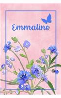 Emmaline: Personalized Journal with Her German Name (Mein Tagebuch)