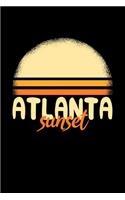 Atlanta Sunset: KALENDER 2020/2021 mit Monatsplaner/Wochenansicht mit Notizen und Aufgaben Feld! Für Neujahresvorsätze, Familen, Mütter, Reisenden Traveler A5 (6x9 